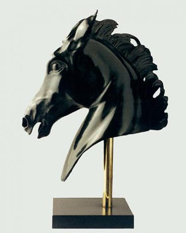 Bronzeskulptur Hengst