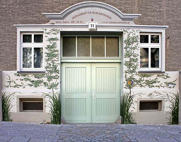 Ausgeführte Fassadenmalerei 