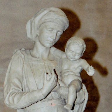 Marienfigur, Tonmodell